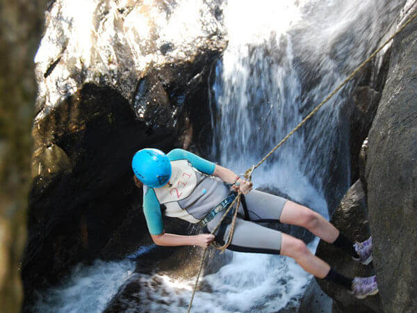 When canyoning, you encounter the most diverse ways and techniques of moving.