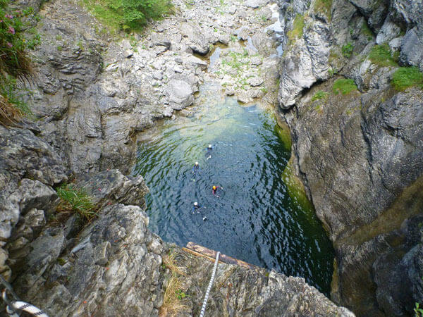 In Central Europe, you definitely don't miss out on canyoning.