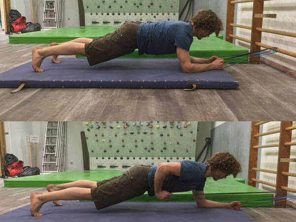 Climbing-specific exercises to strengthen the core for boulderers and climbers