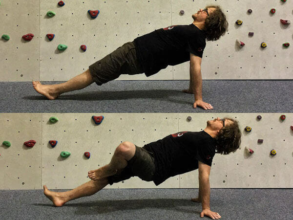 Climbing-specific exercises to strengthen the core for boulderers and climbers