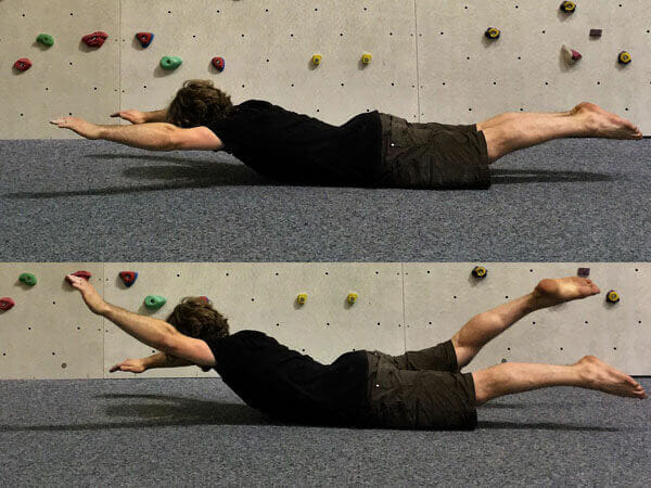 Climbing-specific exercises to strengthen the core for boulderers and climbers