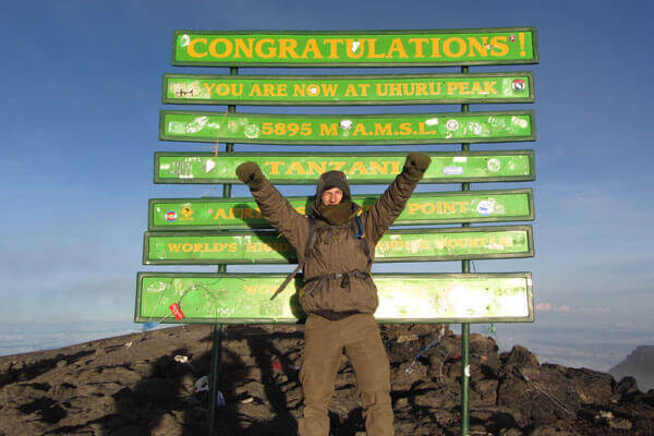 Alpine Trekker Jan at Kilimanjaro