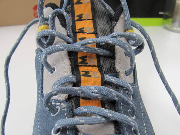 lacing up walking boots