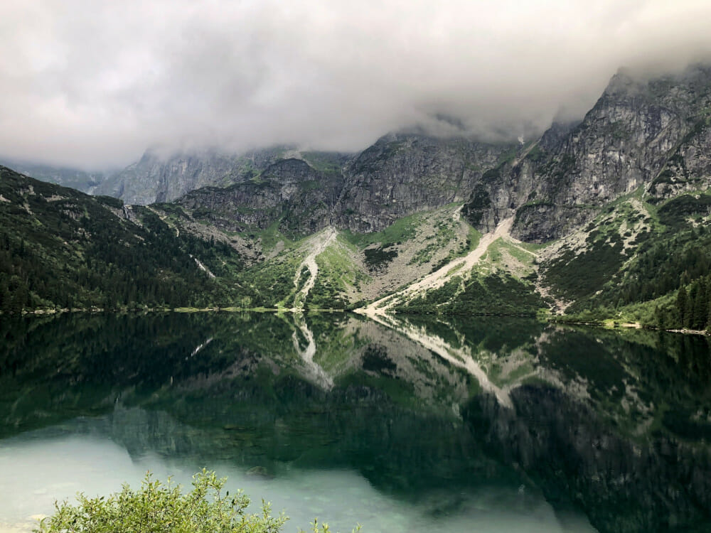 At 1395 m, Morskie Oko mountain lake is a great hiking destination.