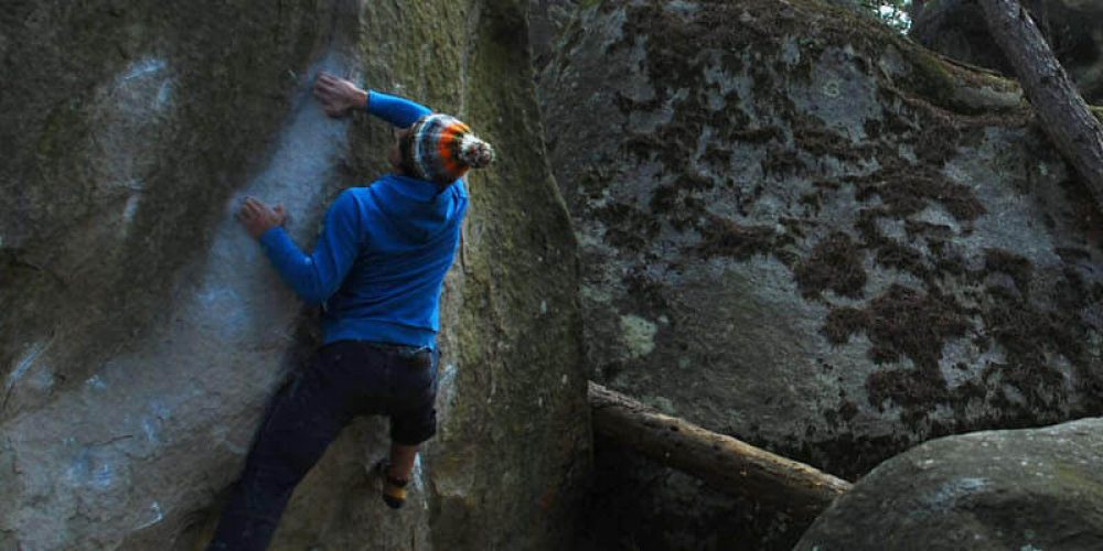 My favourite bouldering area: Fontainebleau