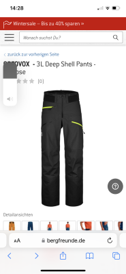 Image 1 from Evelyn of Ortovox - 3L Deep Shell Pants - Ski trousers