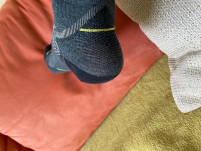 Image 1 from Andy of Smartwool - Performance Run Zero Cushion Mid Crew - Running socks