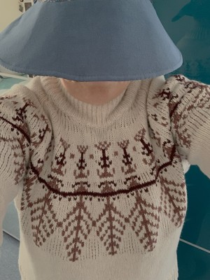 Image 1 from Michaela of tentree - Women's Highline Wool Intarsia Sweater - Jumper